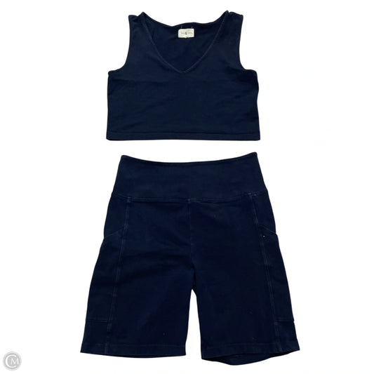 Top 2pc Sleeveless By Lou And Grey In Navy, Size: M