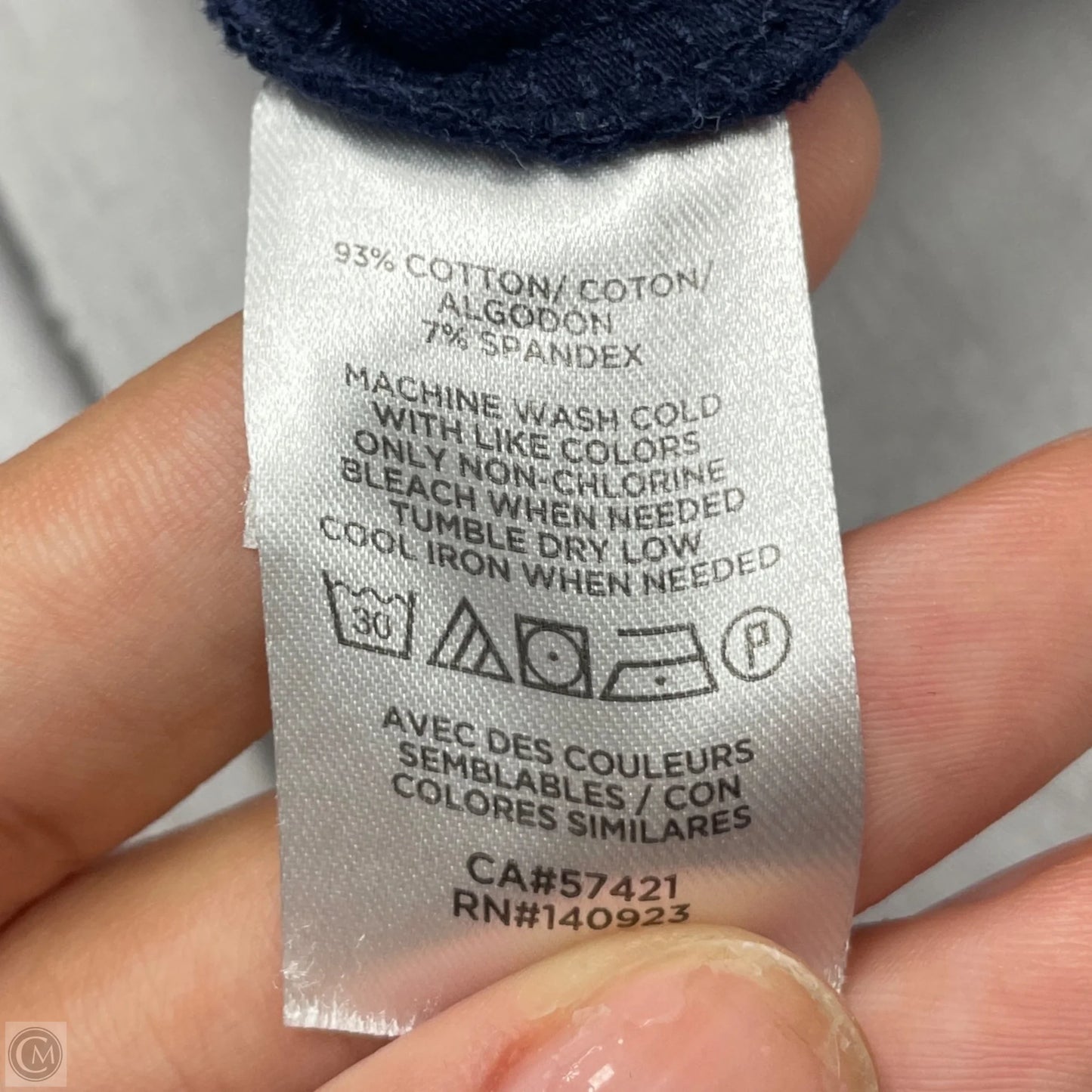 Top 2pc Sleeveless By Lou And Grey In Navy, Size: M