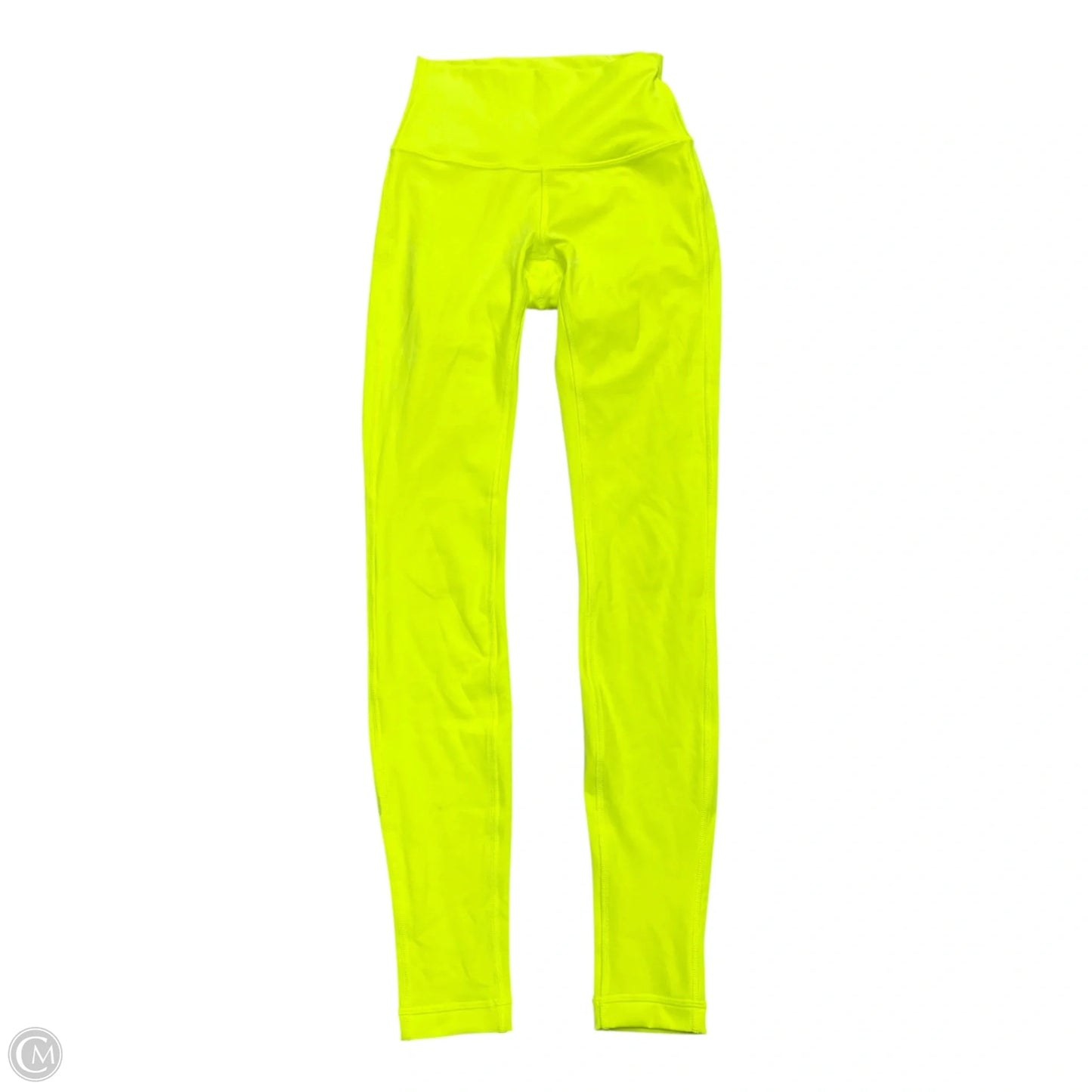 Athletic Leggings By Lululemon In Green, Size: Xs