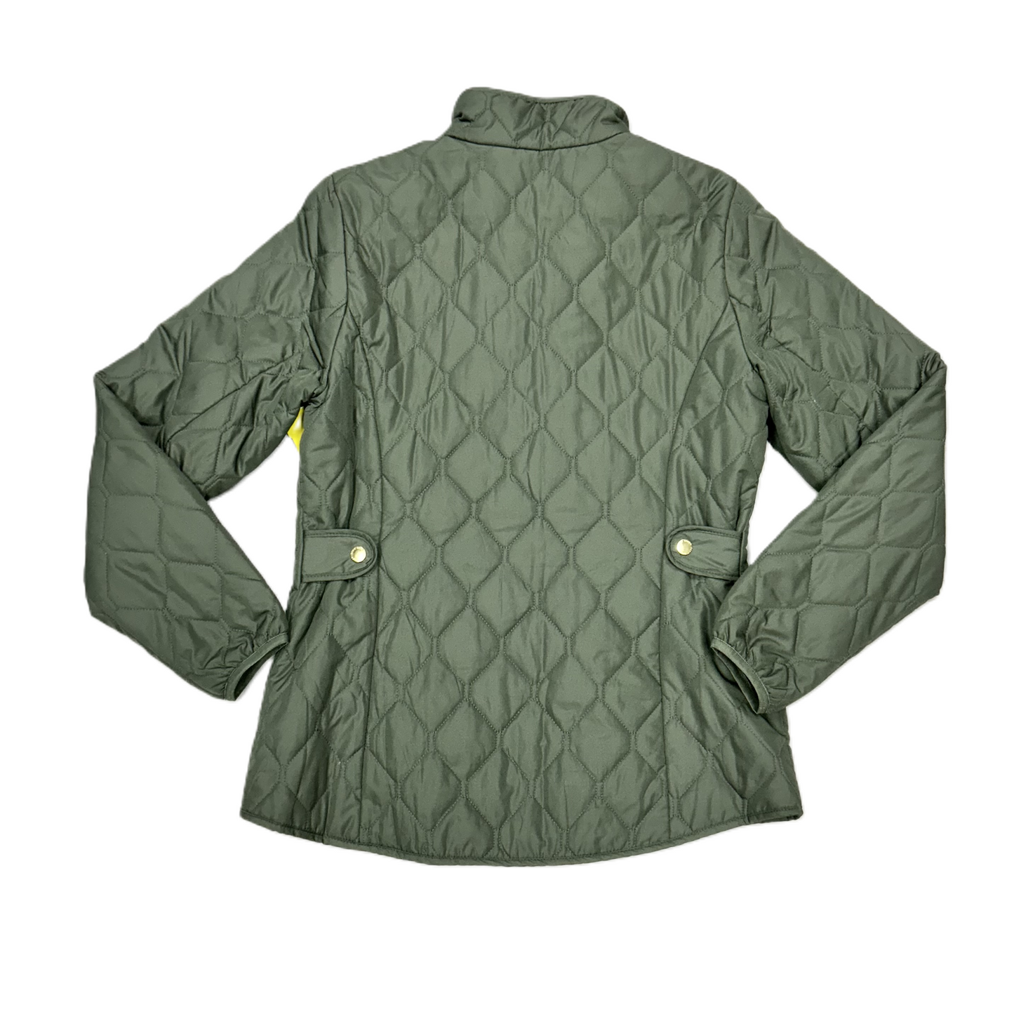 Jacket Puffer & Quilted By Eddie Bauer In Green, Size: M