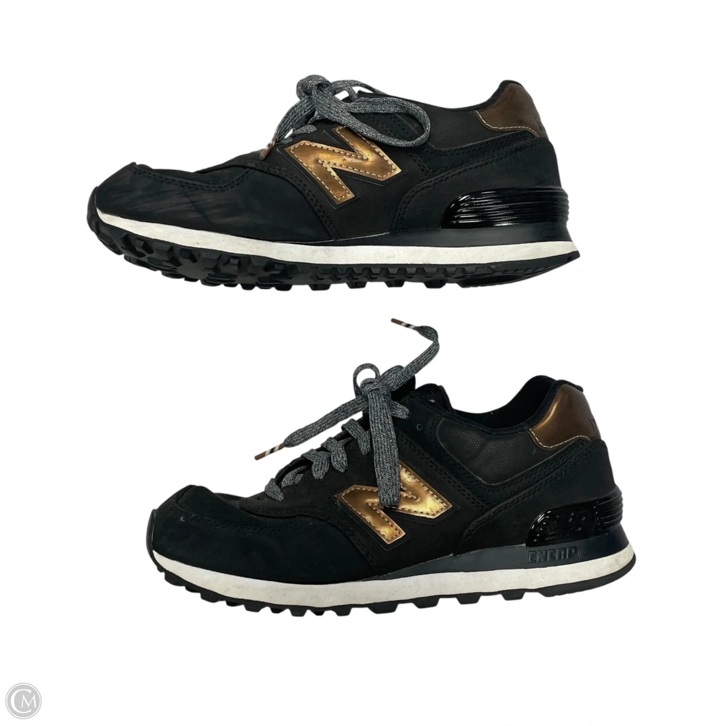 Shoes Athletic By New Balance In Black & Brown, Size: 7
