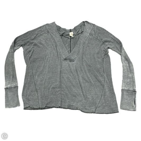 Top Long Sleeve By We The Free In Grey, Size: M