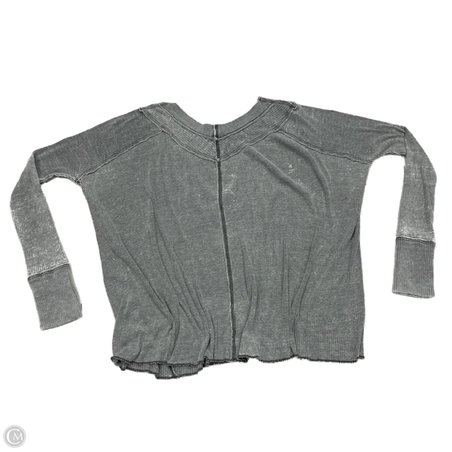 Top Long Sleeve By We The Free In Grey, Size: M
