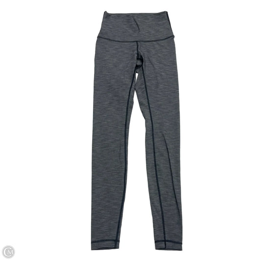 Athletic Leggings By Lululemon In Grey, Size: M