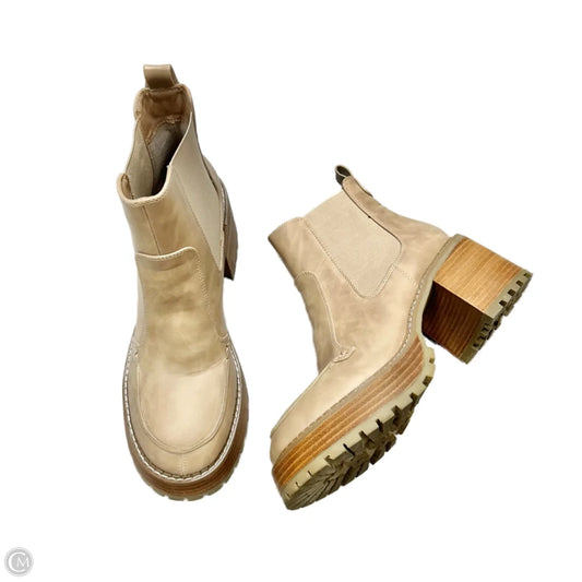 Boots Ankle Heels By Mia In Tan, Size: 10