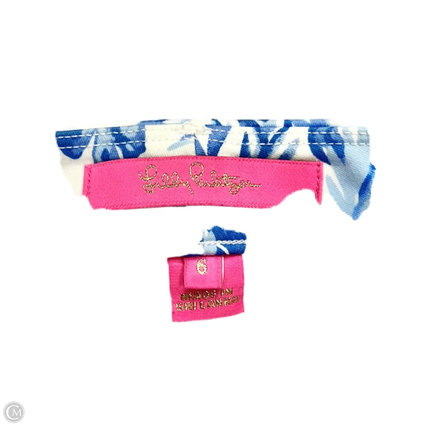 Pants Designer By Lilly Pulitzer In Blue & White, Size: S