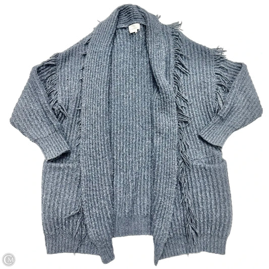 Cardigan By Anthropologie In Grey, Size: Xxs