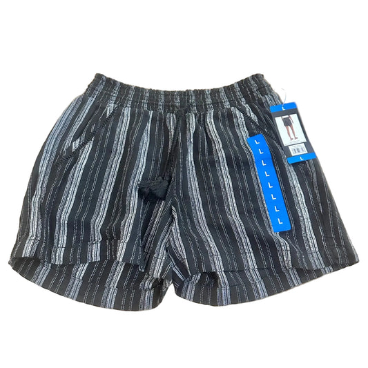 Shorts By Briggs In Black & Grey, Size: L