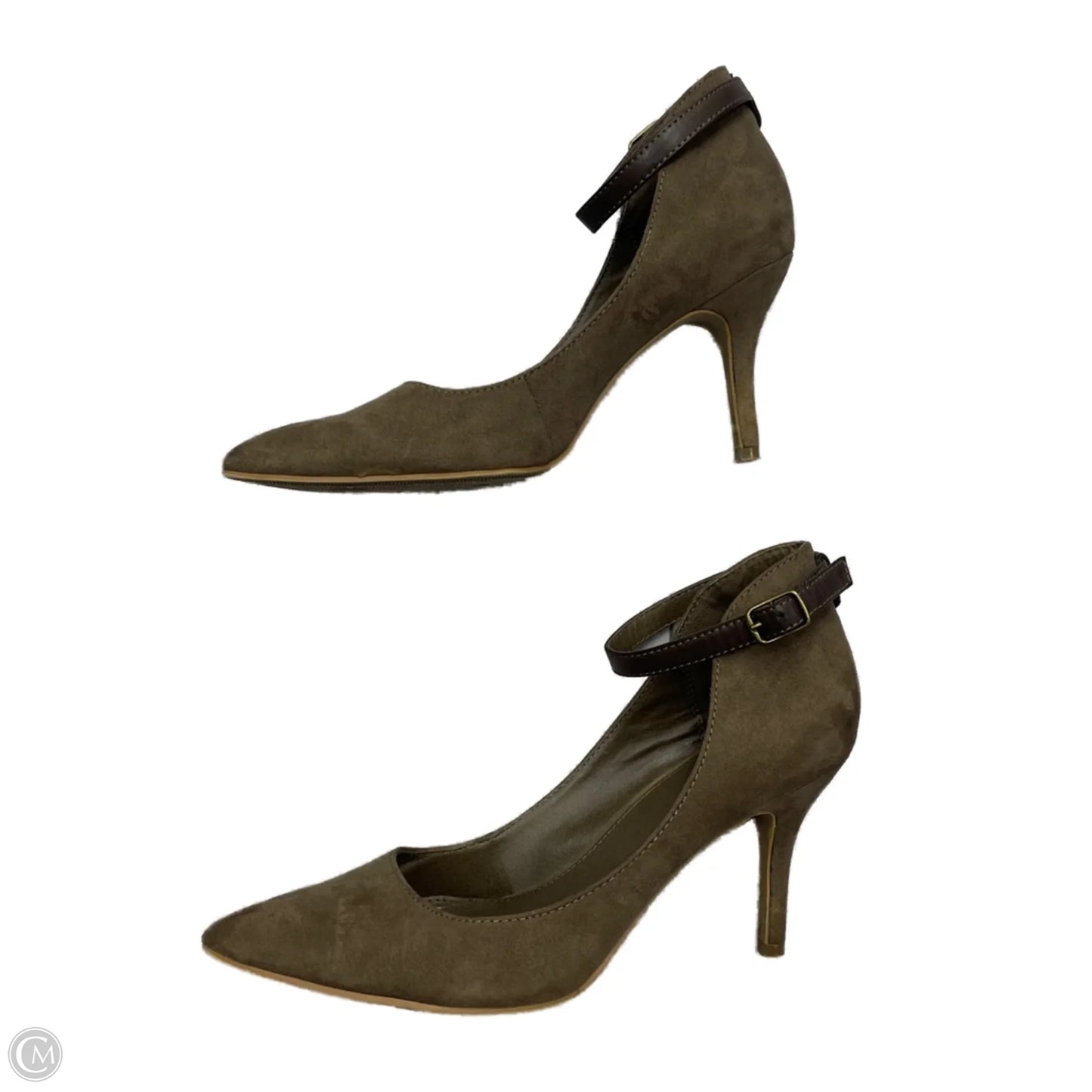 Shoes Heels Kitten By Mia In Brown, Size: 7.5