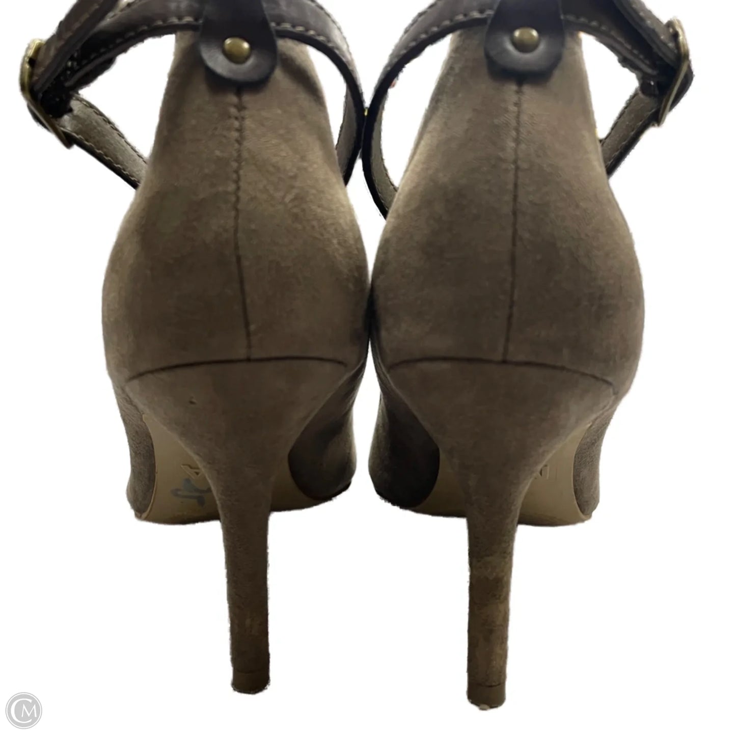 Shoes Heels Kitten By Mia In Brown, Size: 7.5