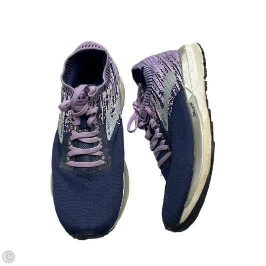 Shoes Athletic By Brooks In Blue & Purple, Size: 8.5