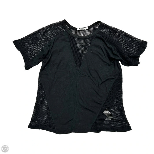 Top Short Sleeve Luxury Designer By Alexander Wang In Black, Size: Xs