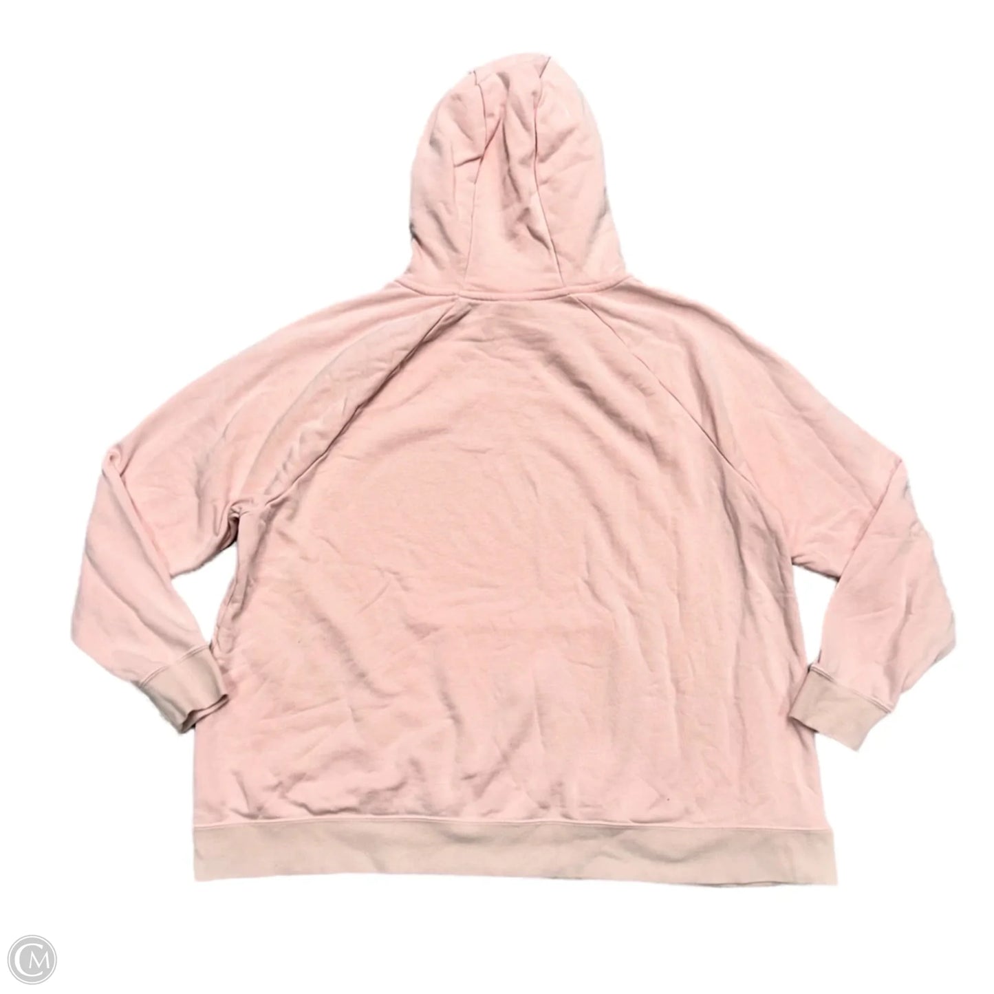 Sweatshirt Hoodie By Nike In Pink, Size: 2x