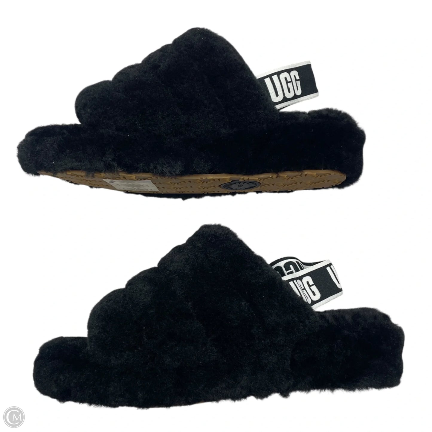 Shoes Designer By Ugg In Black & White, Size: 7