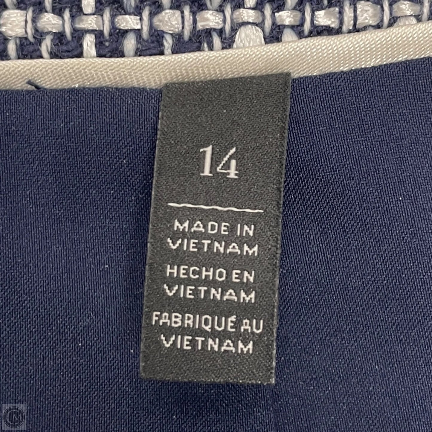 Blazer By White House Black Market In Blue & White, Size: L