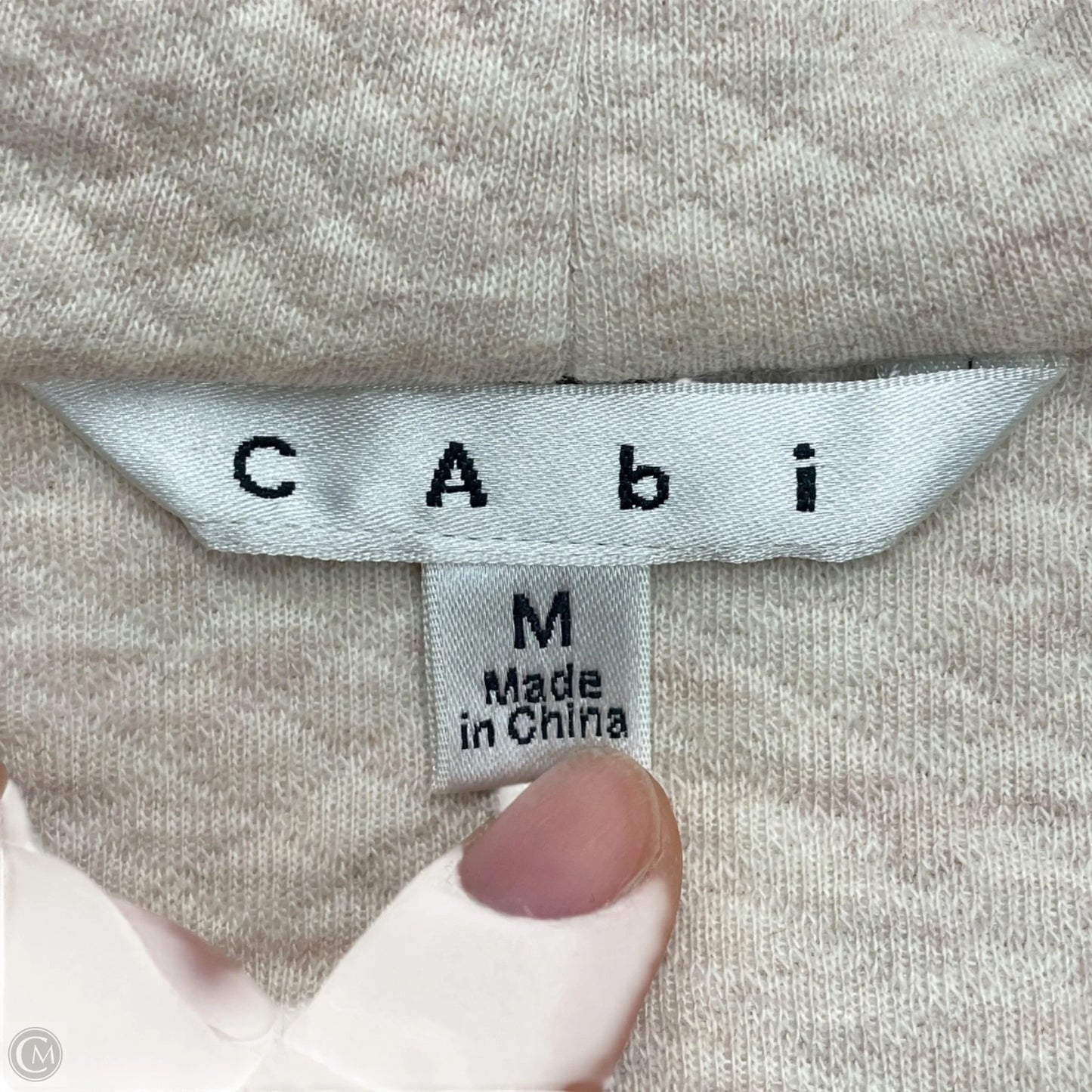 Jacket Moto By Cabi In Cream, Size: M