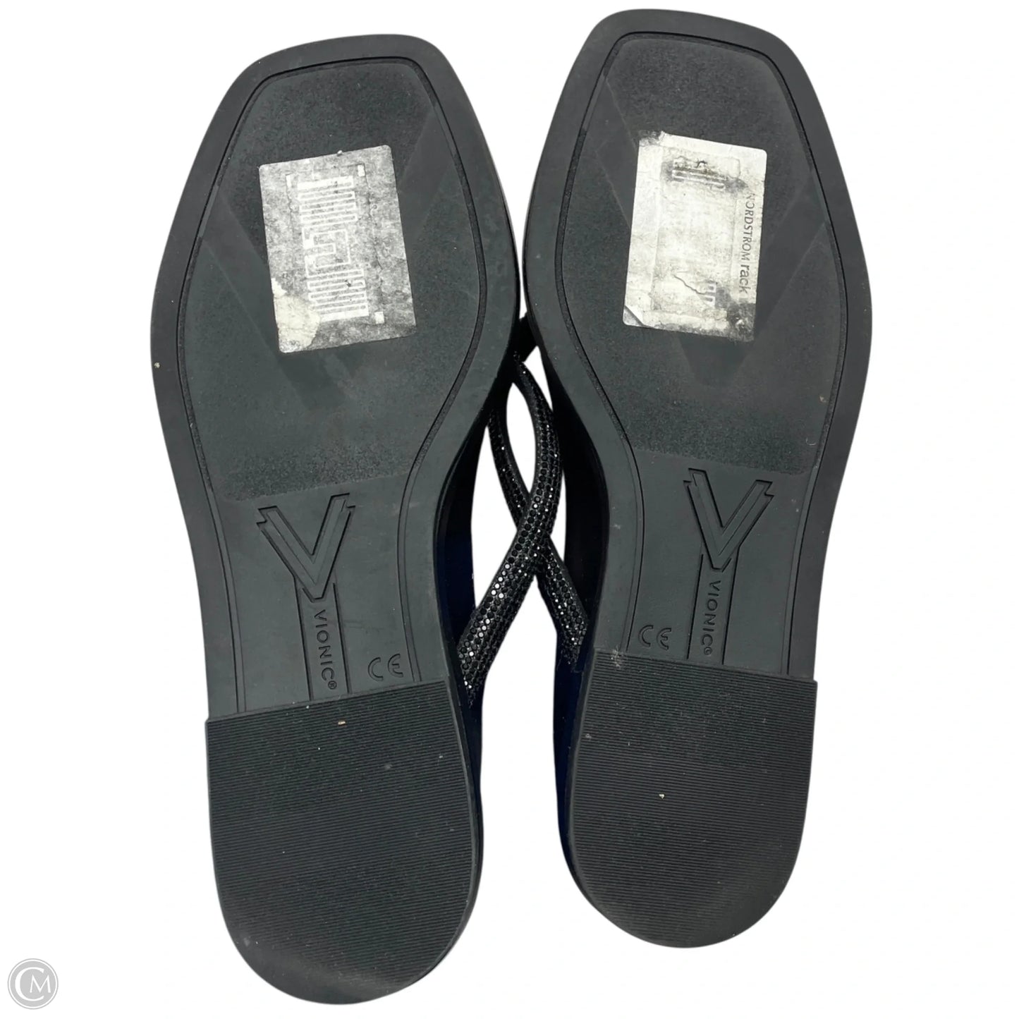 Sandals Flats By Vionic In Black, Size: 8