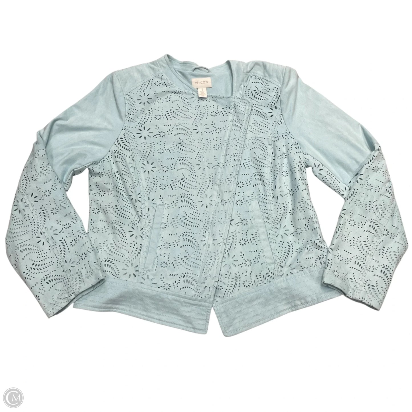 Jacket Other By Chicos In Blue, Size: M