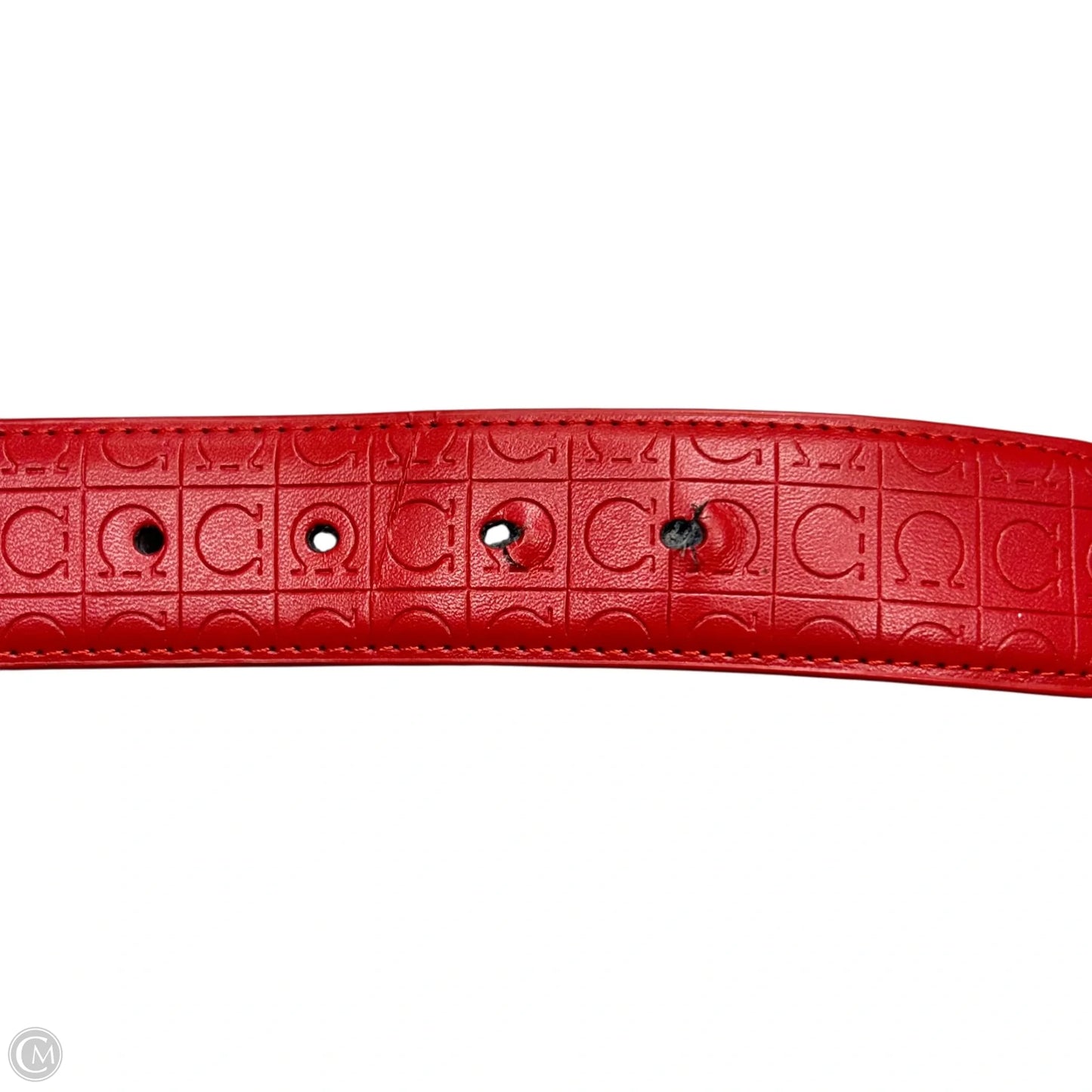 Belt Luxury Designer By Ferragamo, Size: M/L