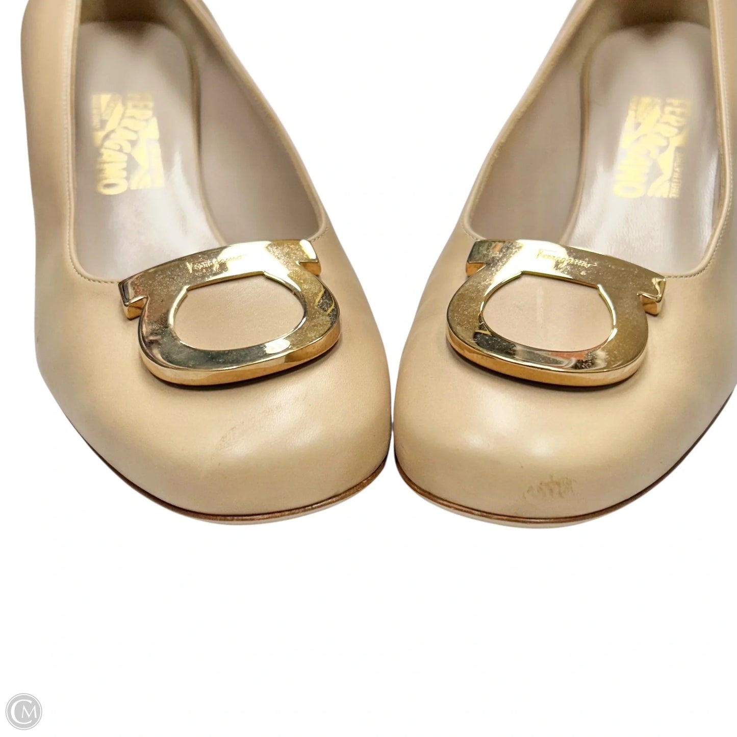 Shoes Luxury Designer By Ferragamo In Pink, Size: 10