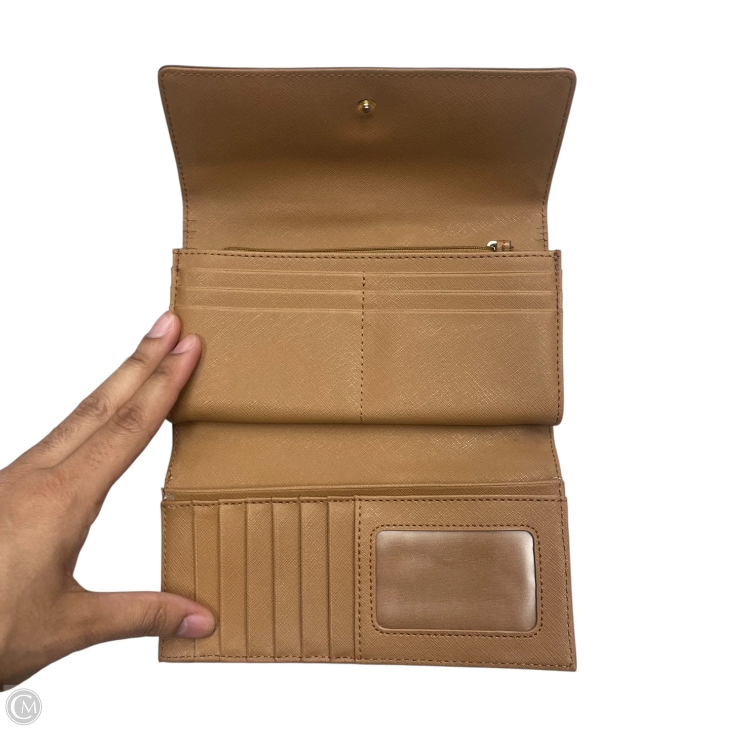 Wallet Leather By Fossil, Size: Medium
