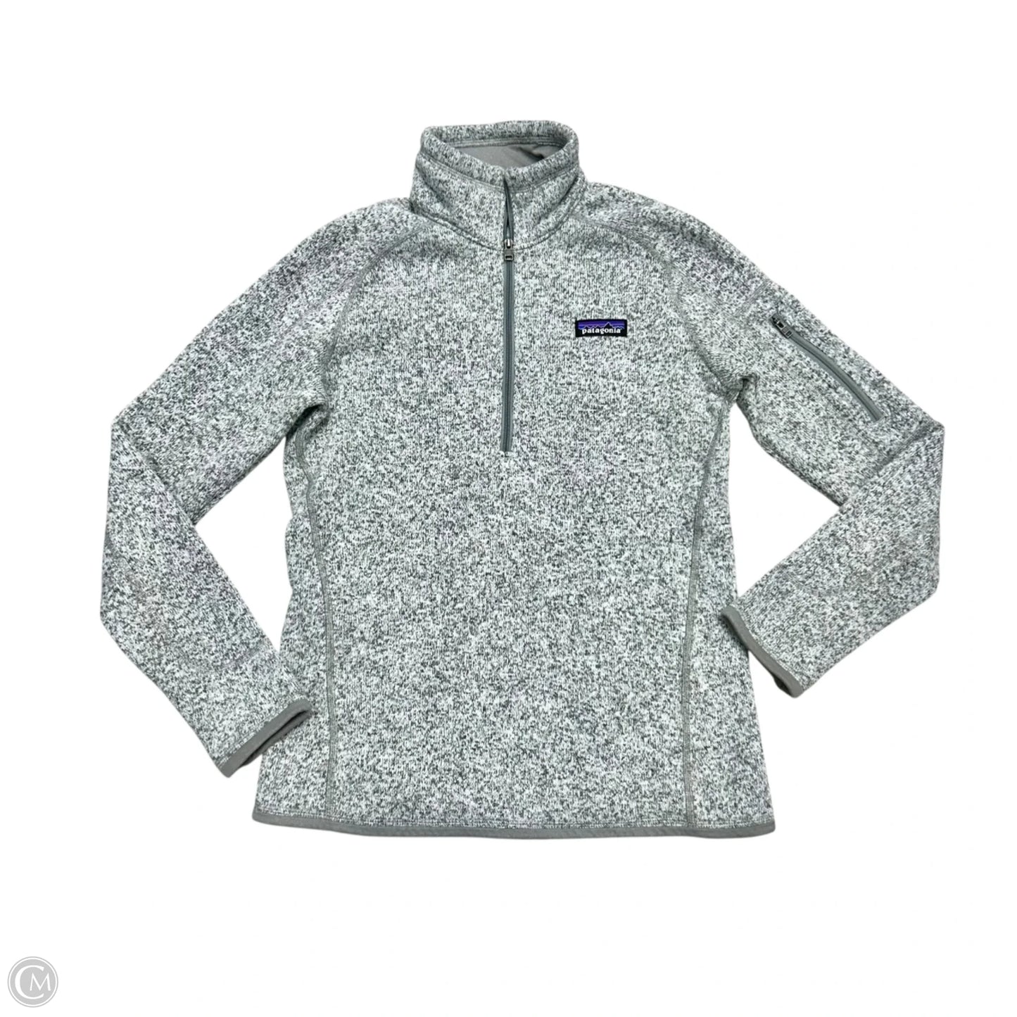 Athletic Jacket By Patagonia In Grey, Size: Xs