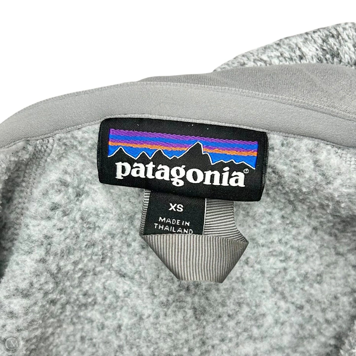 Athletic Jacket By Patagonia In Grey, Size: Xs