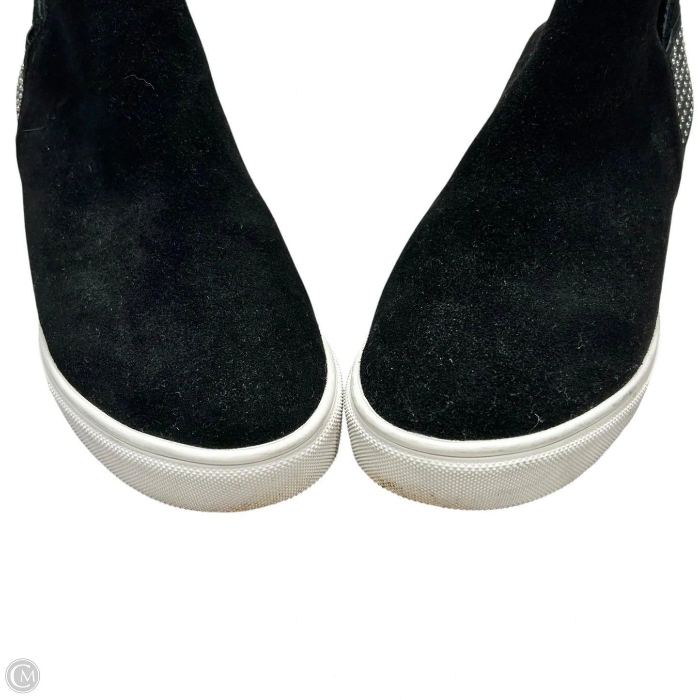 Shoes Flats By Steve Madden In Black & White, Size: 8.5