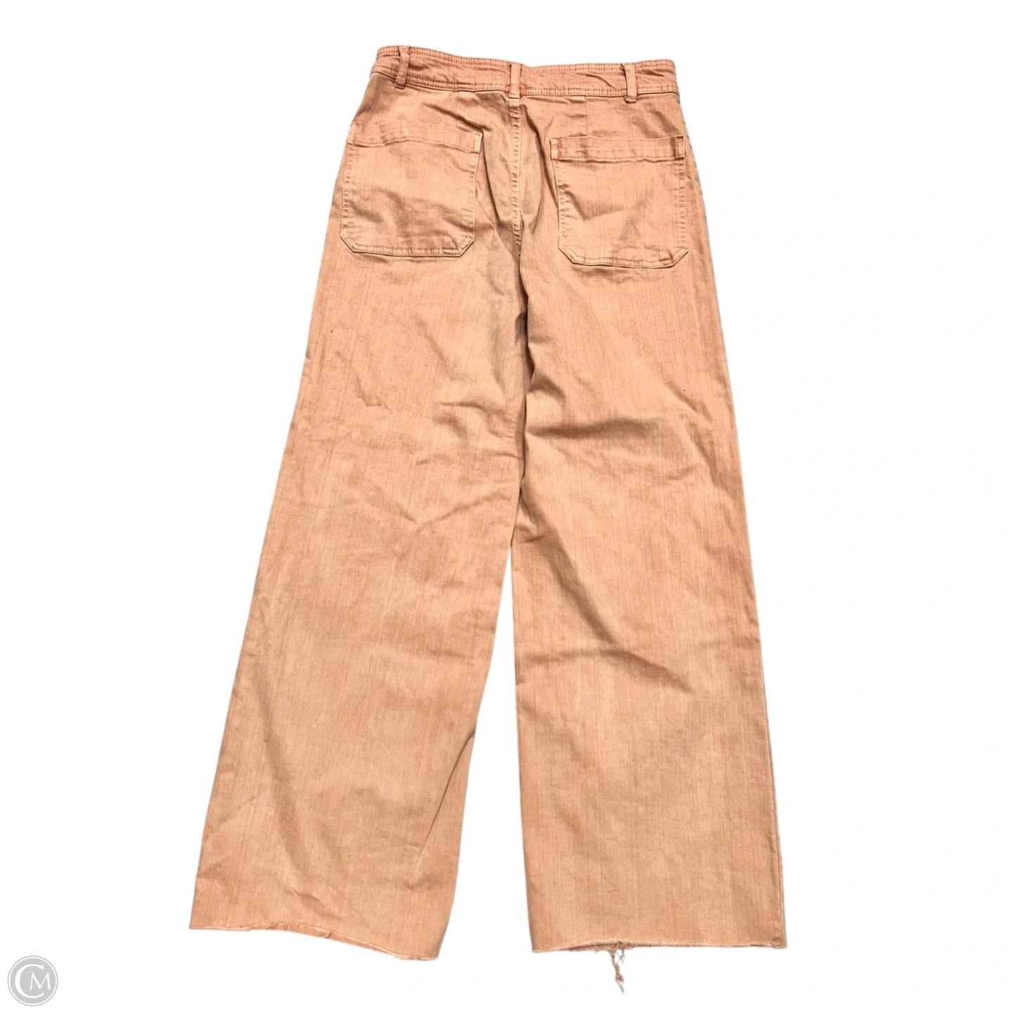 Jeans Wide Leg By Oat In Coral Denim, Size: 10
