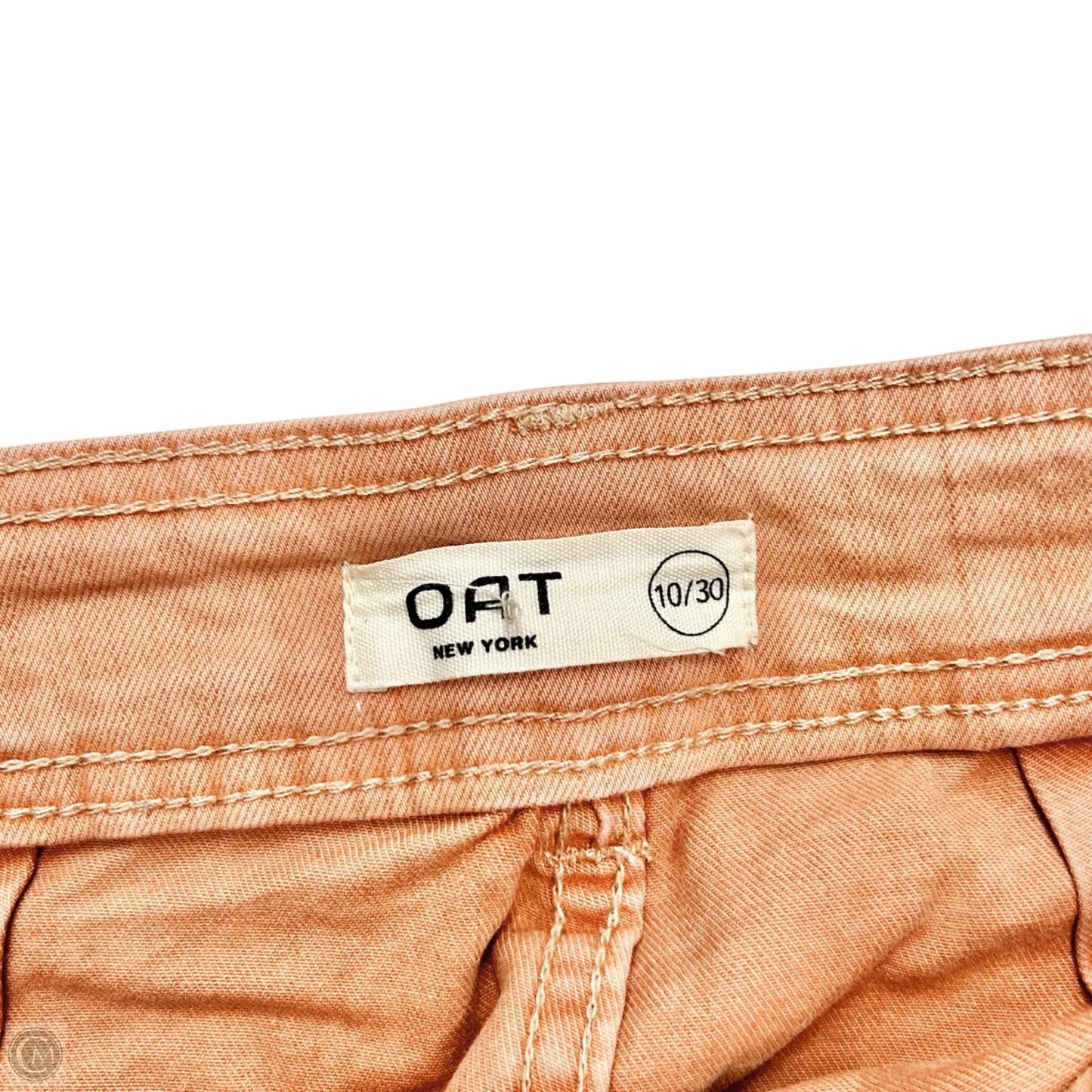 Jeans Wide Leg By Oat In Coral Denim, Size: 10