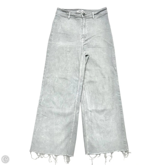 Jeans Wide Leg By Oat In Grey Denim, Size: 10