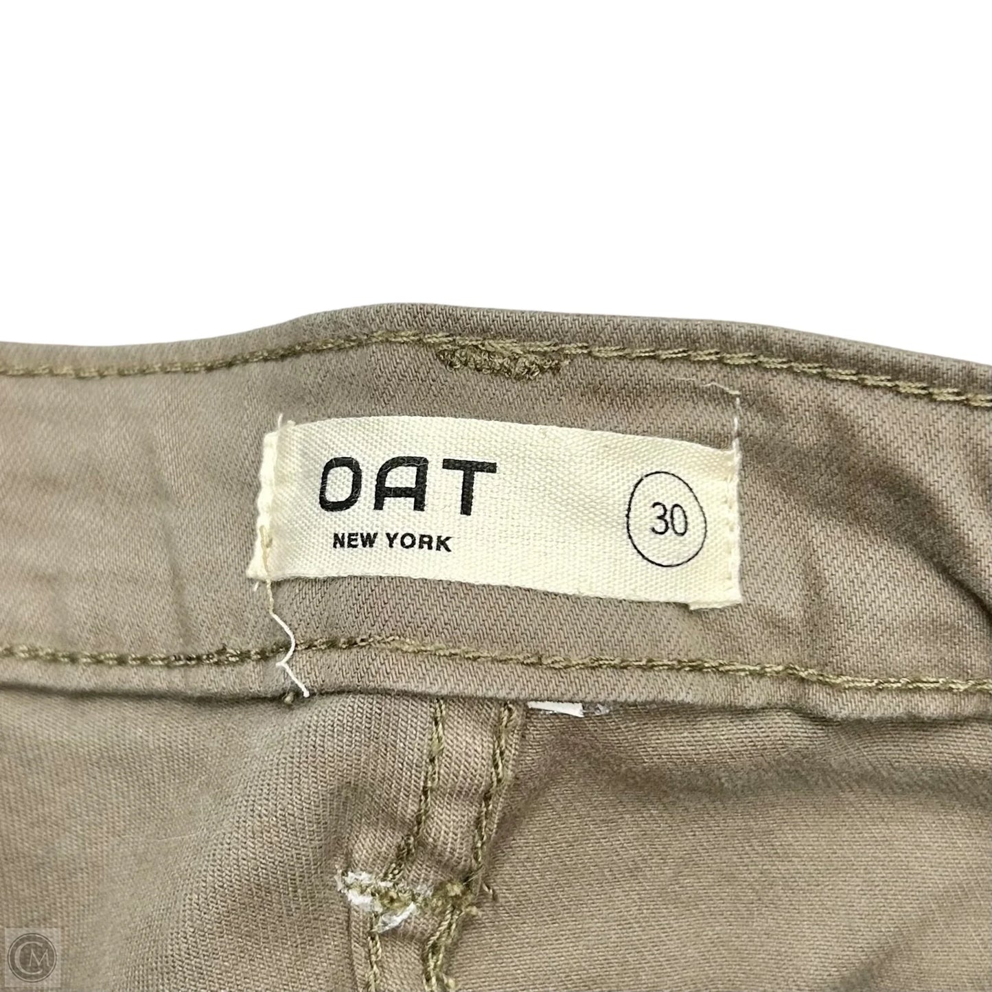 Jeans Wide Leg By Oat In Green Denim, Size: 10
