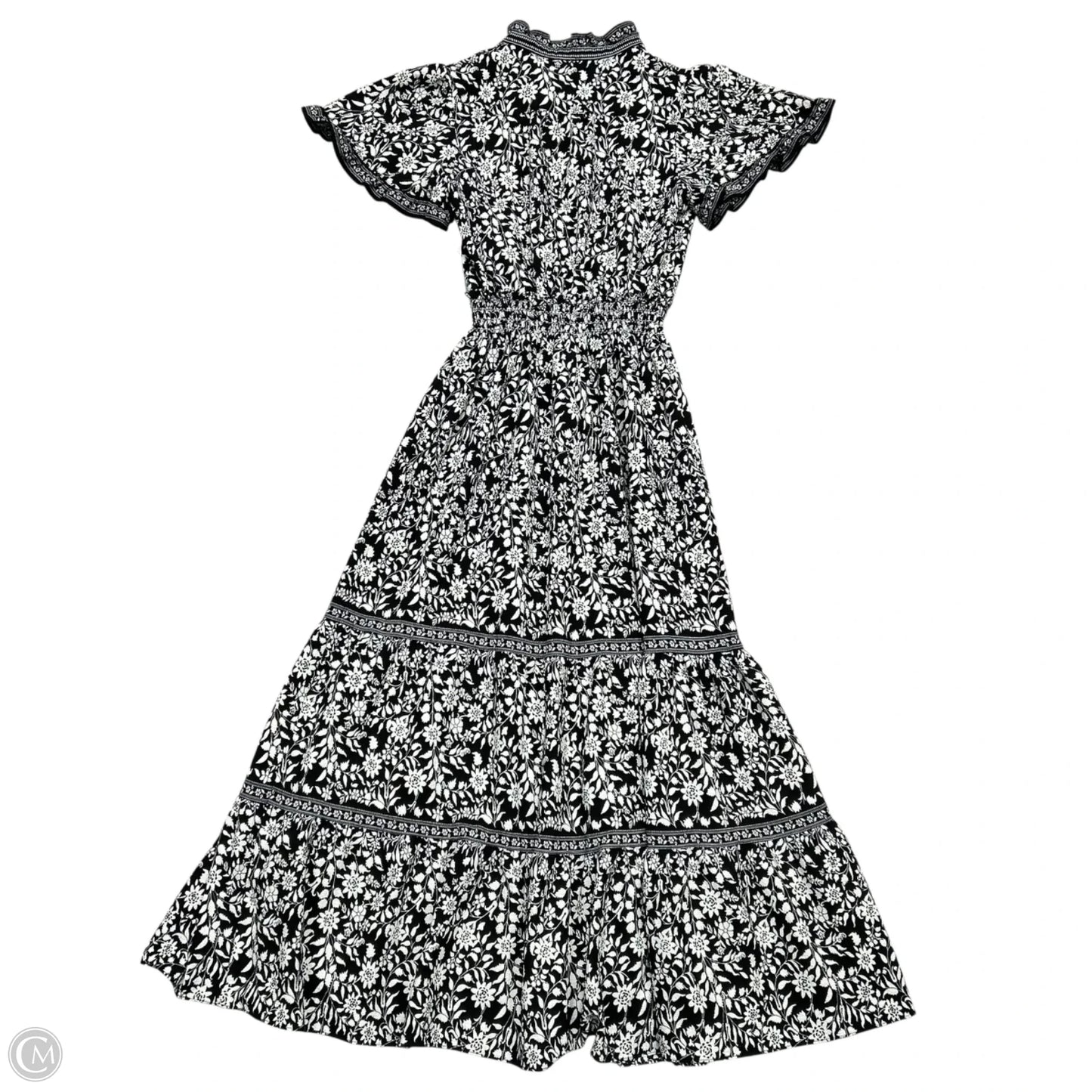 Dress Casual Maxi By Max Studio In Black & White, Size: S