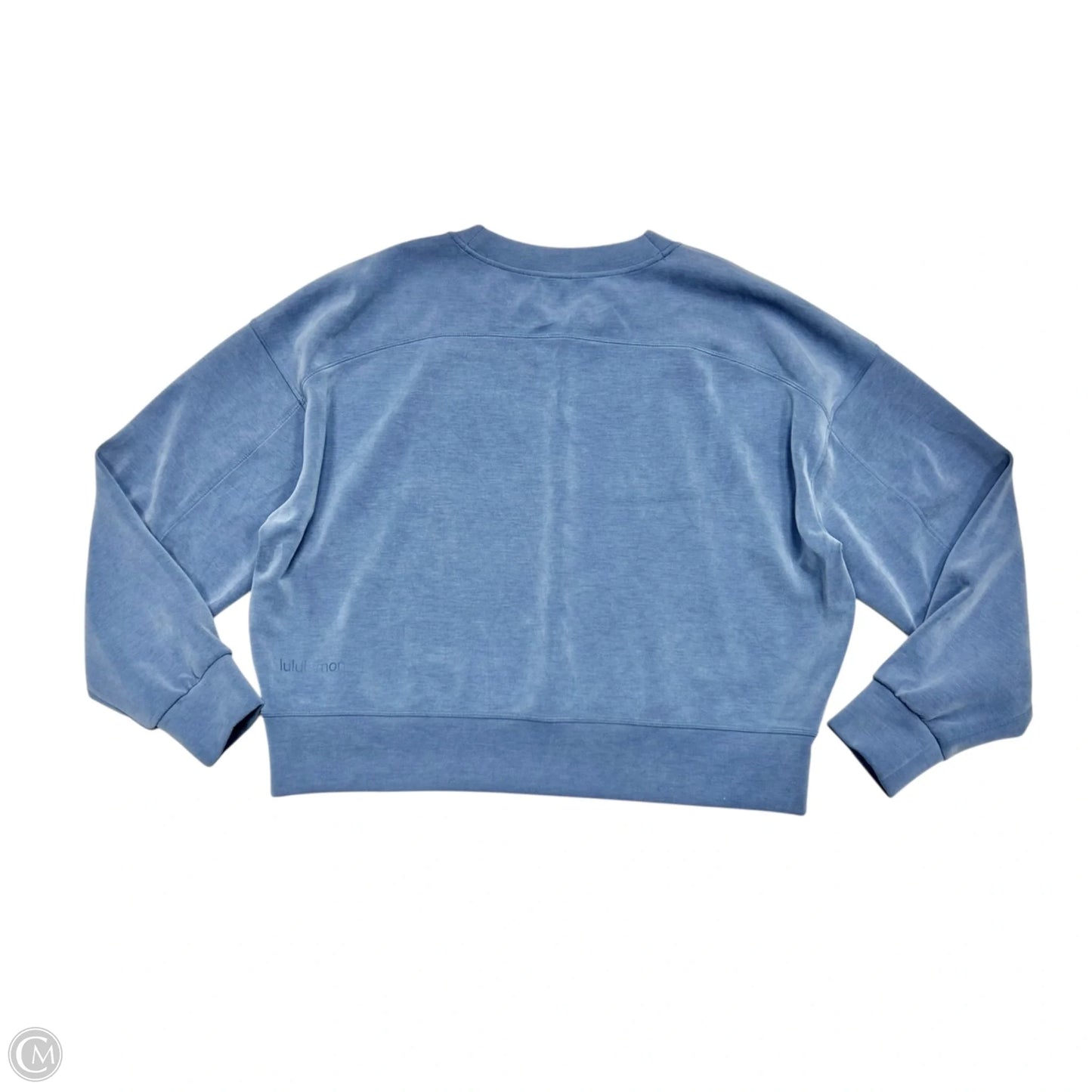 Athletic Sweatshirt Crewneck By Lululemon In Blue, Size: M