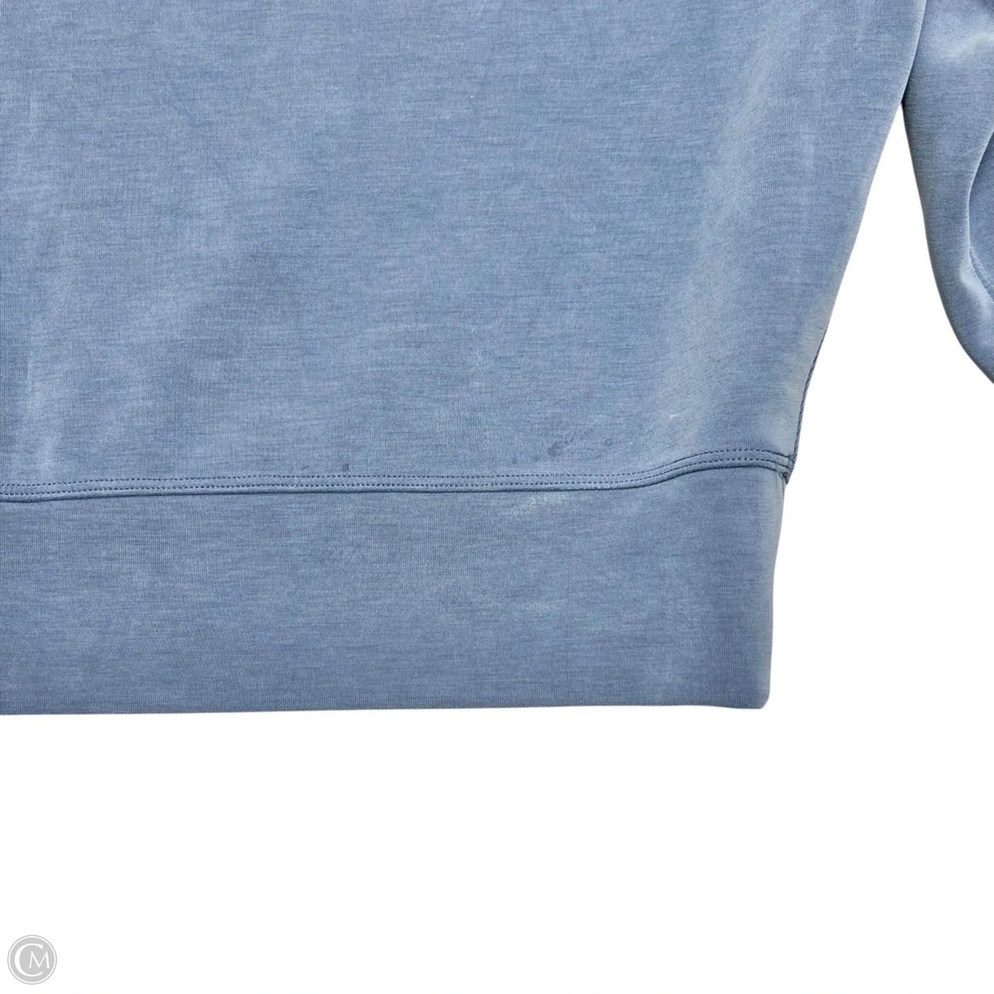Athletic Sweatshirt Crewneck By Lululemon In Blue, Size: M