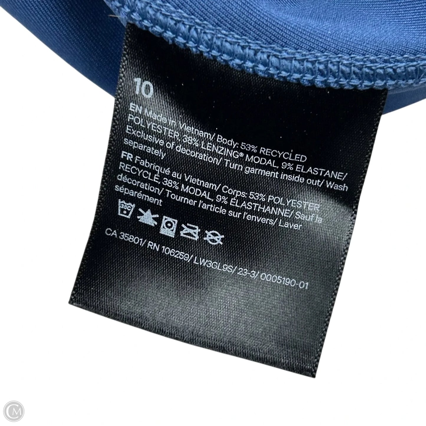 Athletic Sweatshirt Crewneck By Lululemon In Blue, Size: M