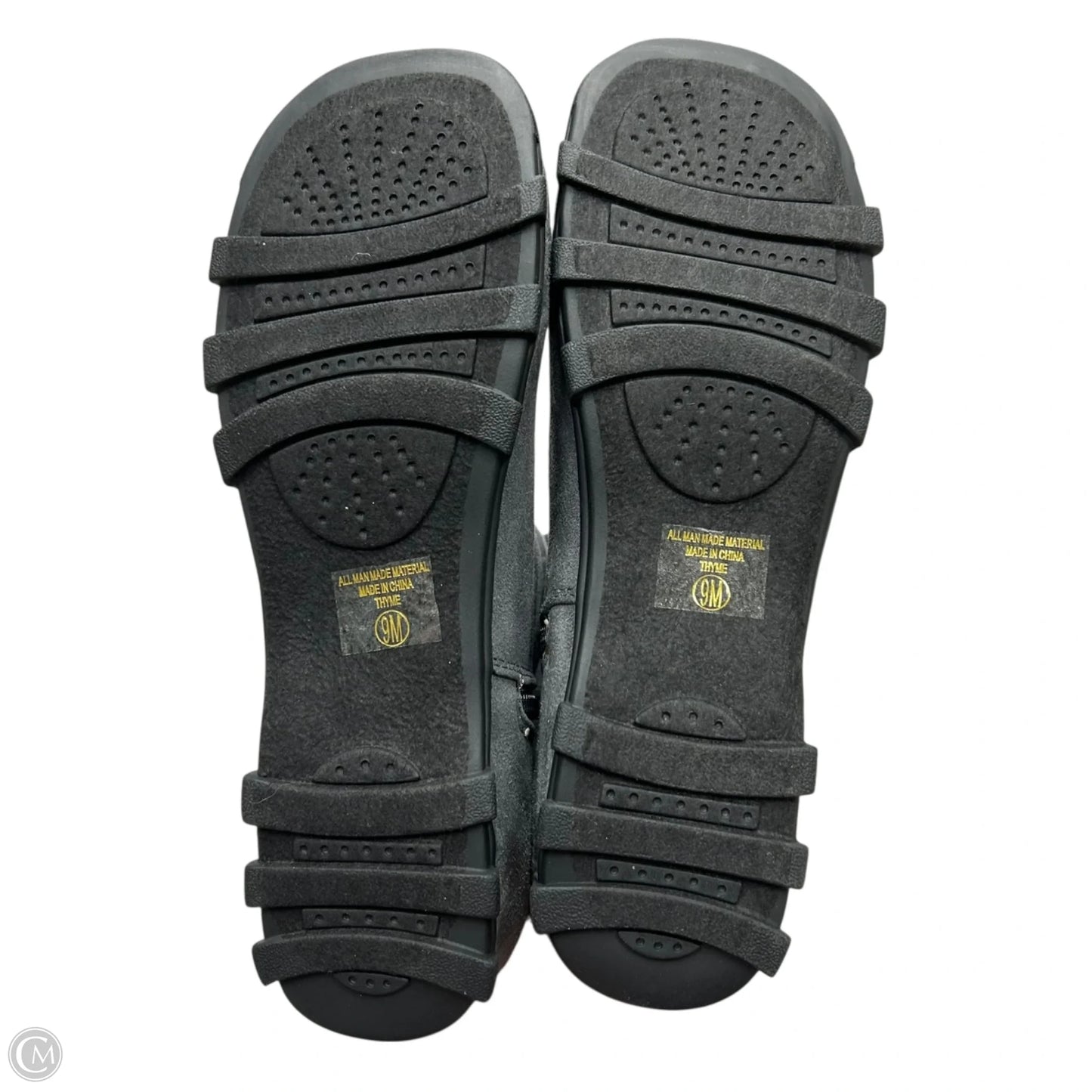 Boots Mid-calf Flats By Unr8ed In Grey, Size: 9