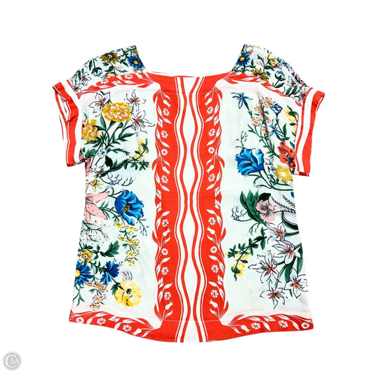 Top Short Sleeve By Maeve In Floral Print, Size: Xs