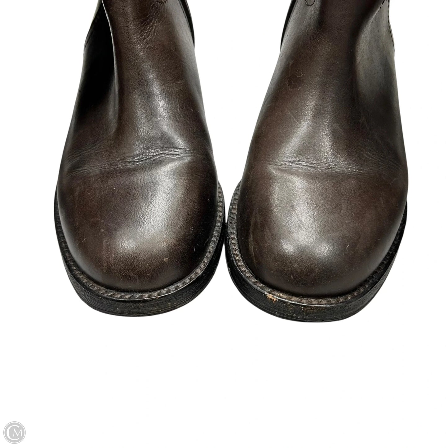 Boots Designer By Tory Burch In Brown & Tan, Size: 8