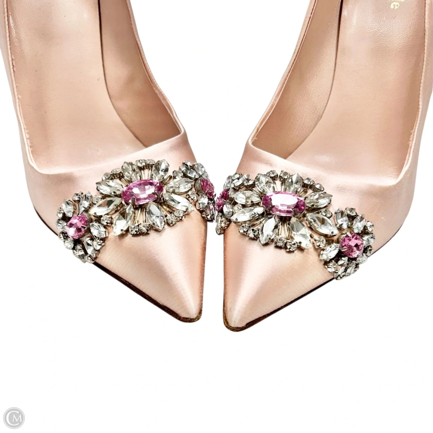 Shoes Designer By Kate Spade In Pink & Silver, Size: 9