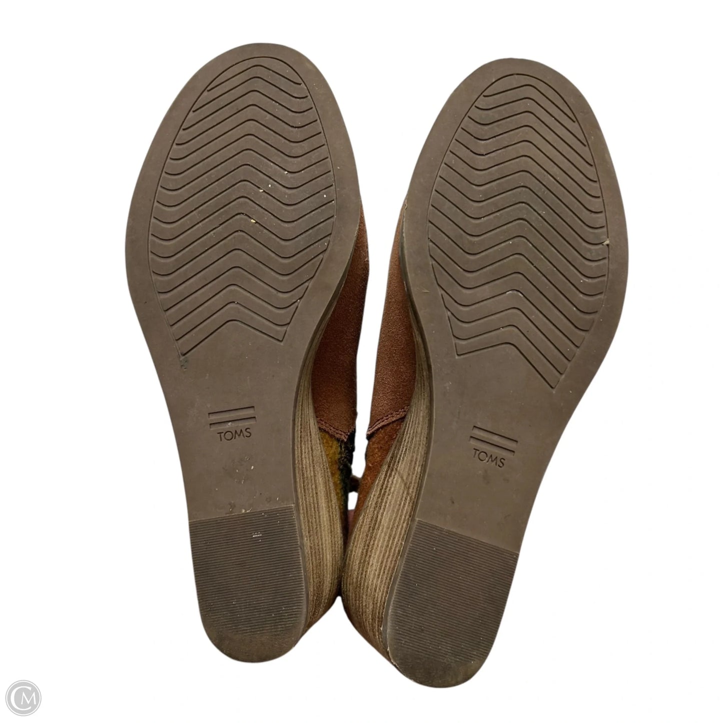 Boots Ankle Flats By Toms In Rust, Size: 8