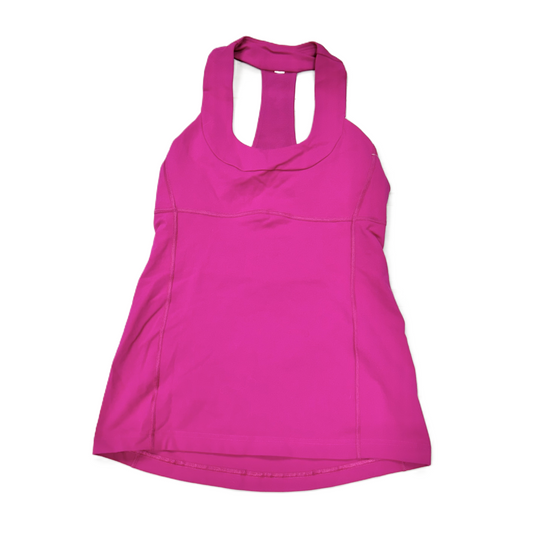 Athletic Tank Top By Lululemon In Pink, Size: M