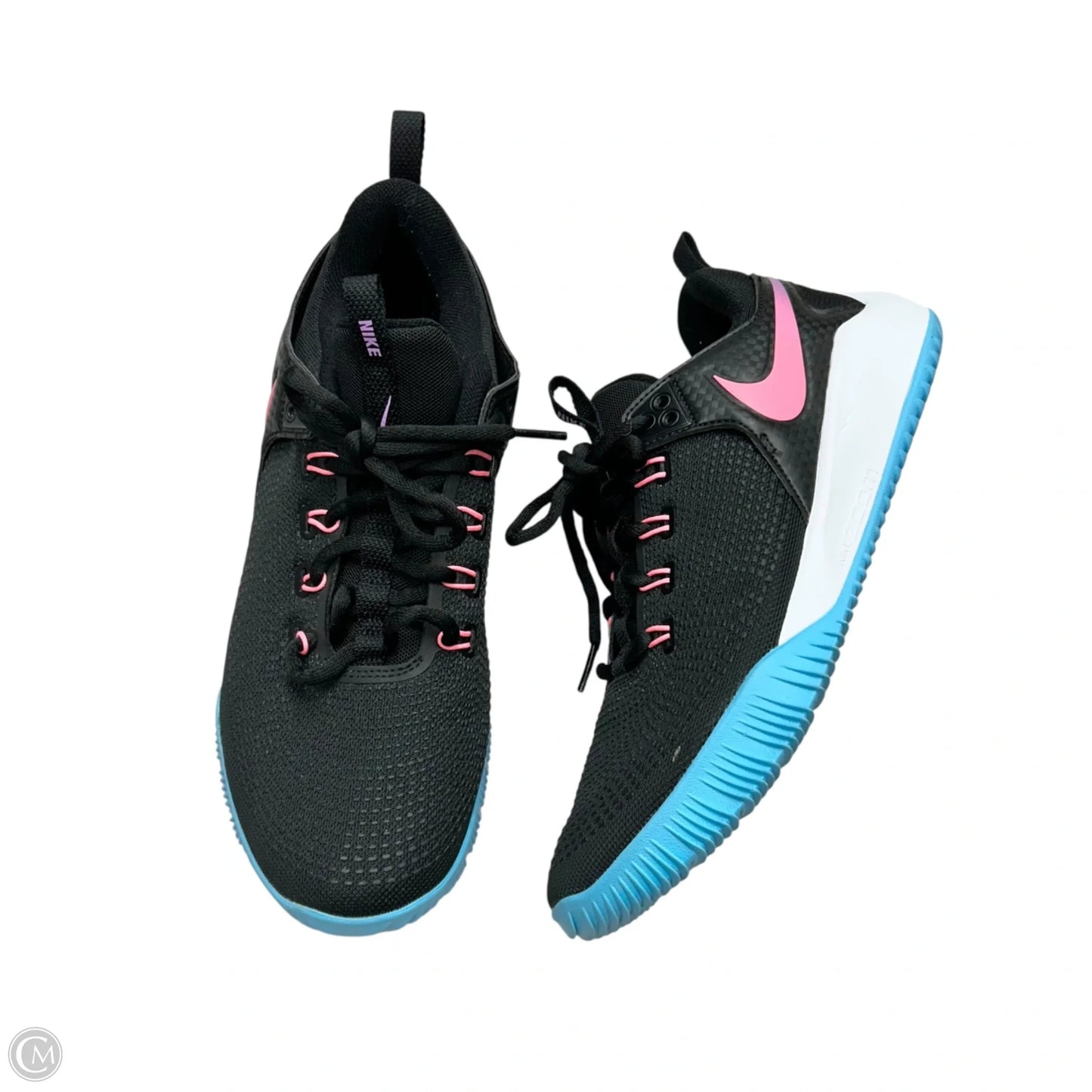 Shoes Athletic By Nike In Black & Pink, Size: 9.5