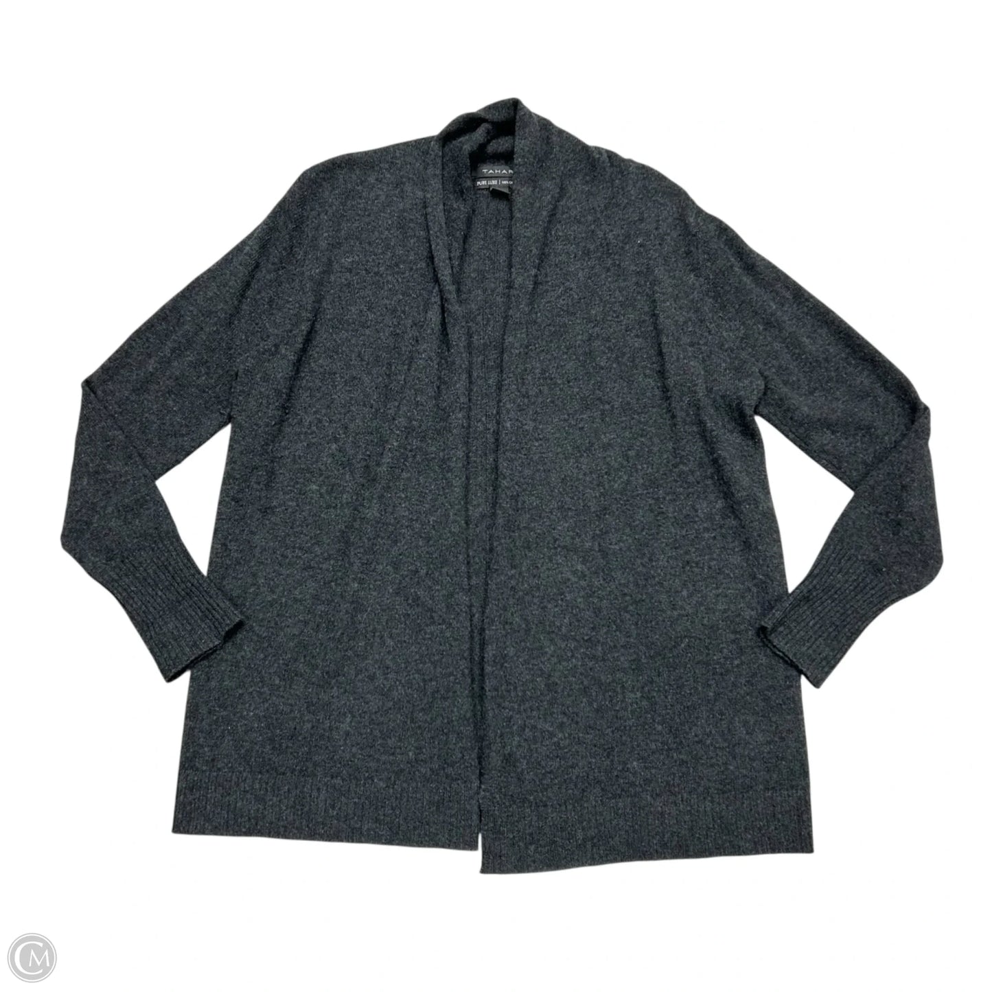 Sweater Cashmere By Tahari In Grey, Size: L