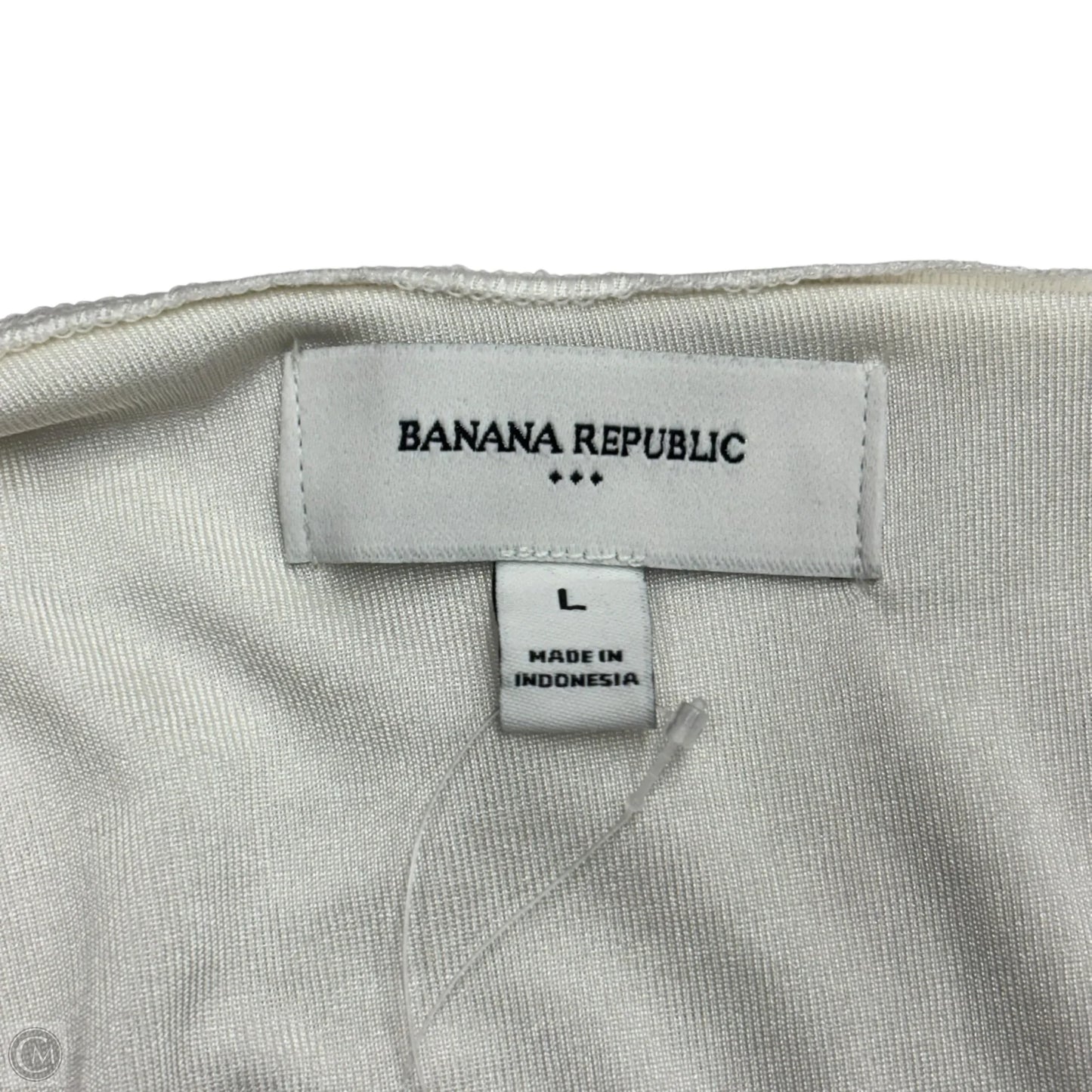Dress Party Long By Banana Republic In Ivory, Size: L
