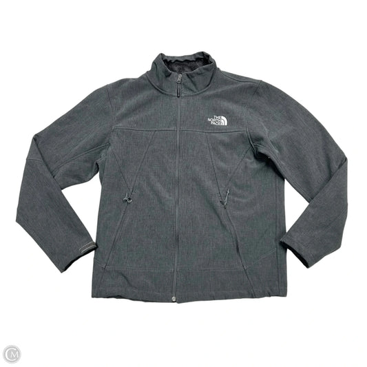 Coat Raincoat By The North Face In Grey, Size: L