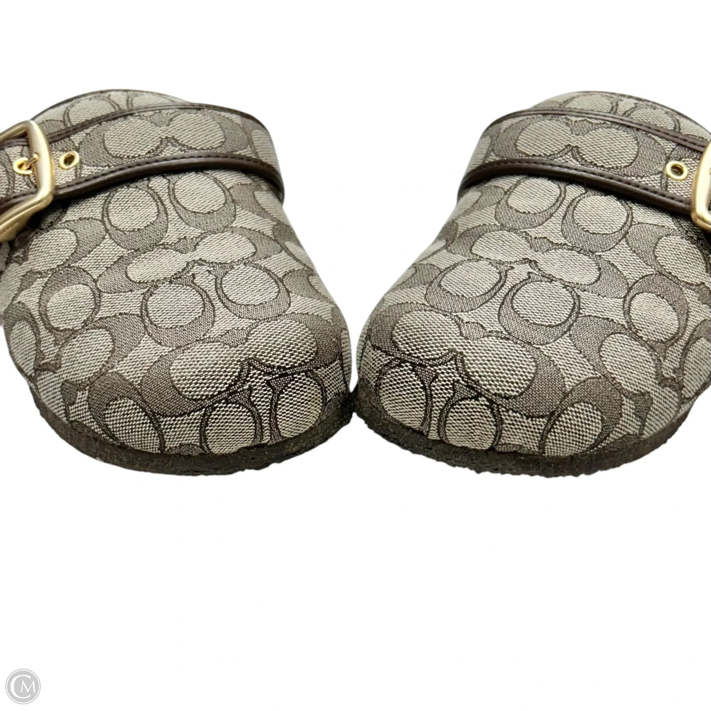 Shoes Designer By Coach In Brown & Cream, Size: 8