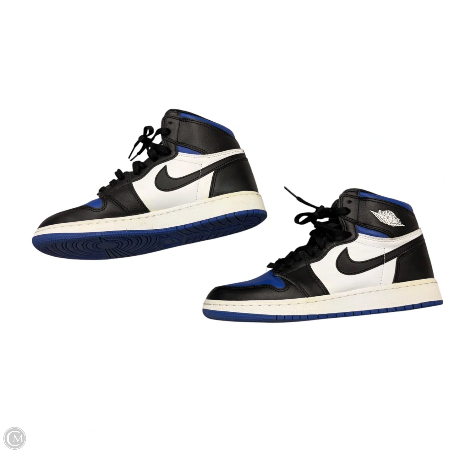 Shoes Sneakers By Nike In Black & Blue, Size: 8.5