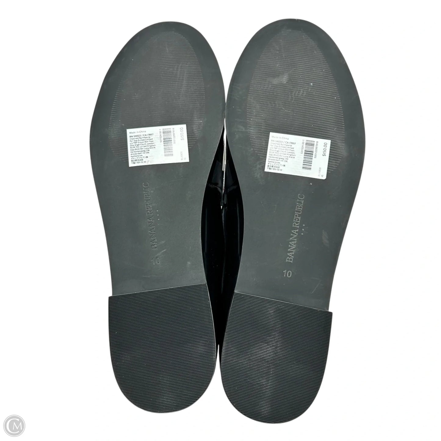 Shoes Flats By Banana Republic In Black, Size: 10