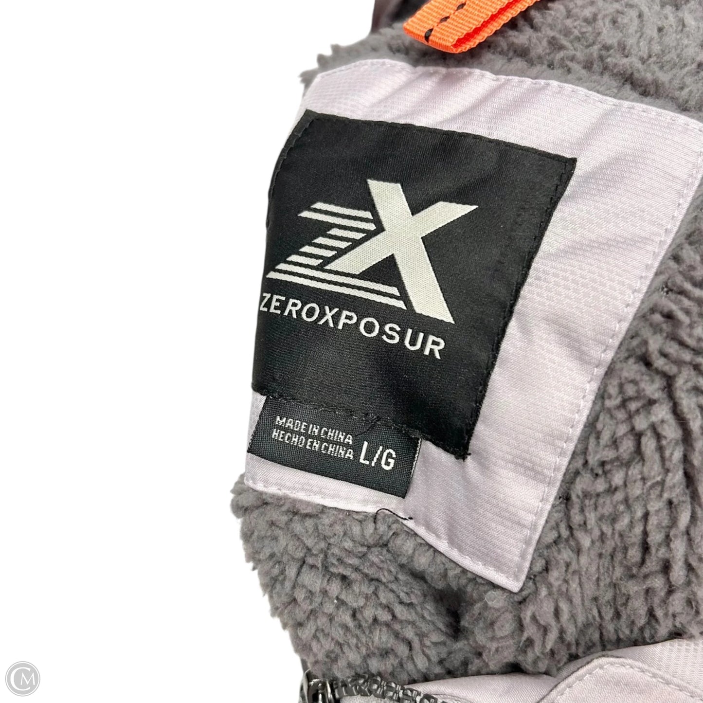 Coat Other By Zero Xposure In Grey & Purple, Size: L